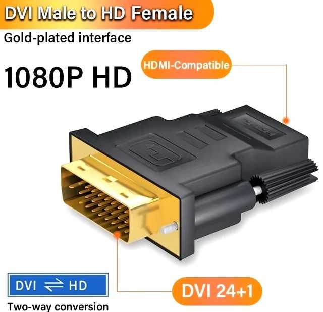 Шнур кабель переходник адаптер HDMI DP DVI VGA DisplayPort 4K сплиттер