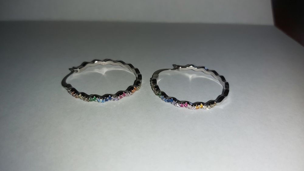 Kolczyki damskie duże koła