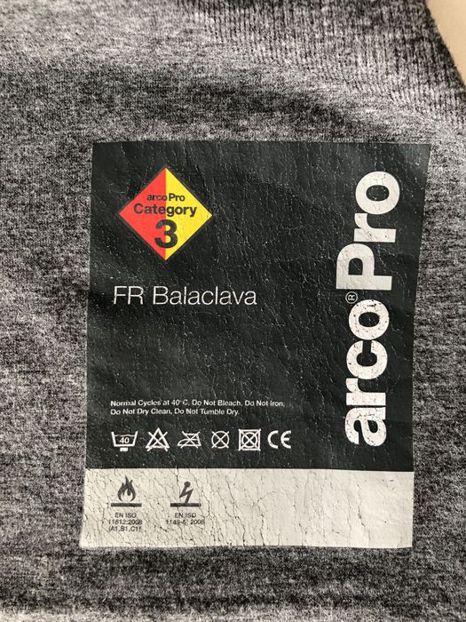 Балаклава підшлемник з вогнестійким покриттям Arcopro charcopro