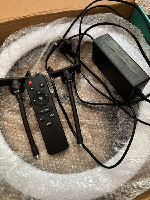 Кільцева селфи LED лампа + штатив