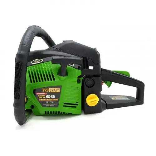 Бензопила Procraft GS50/2 4.1 кВт | 2 шини та 2 ланцюги в комплекті