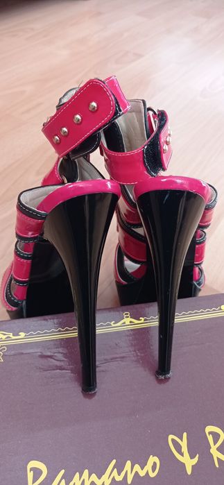 Босоніжки для танців High Heels, лакові, розмір 39