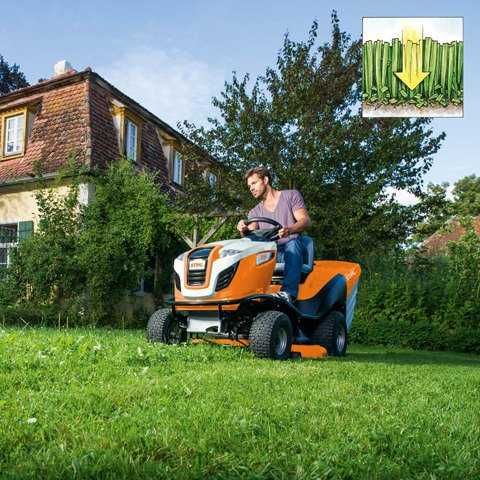 Traktorek kosiarka STIHL RT5097Z z pług śnieżnym