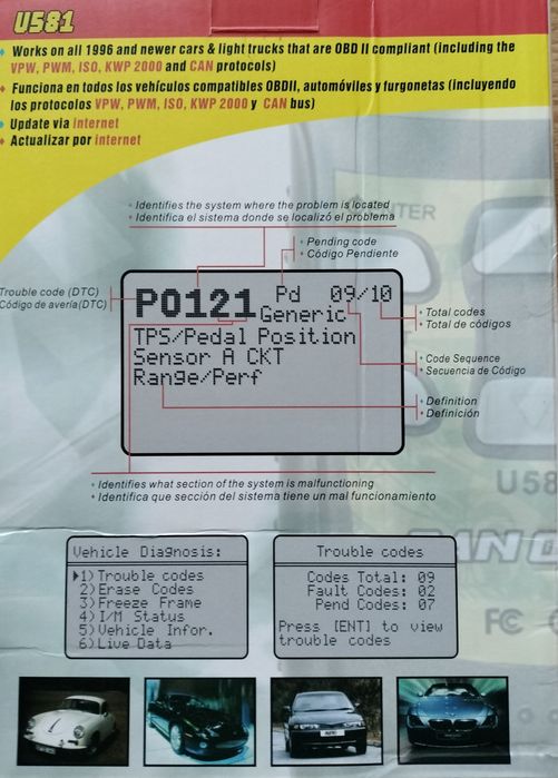 OBD2 Scanner Memo scan