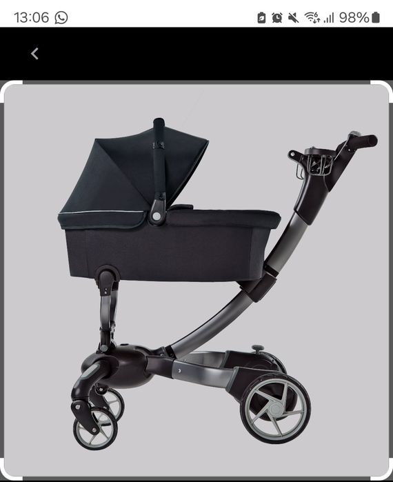 Carrinho origami 4moms e alcofa