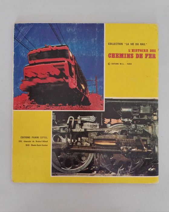 Caderneta cromos Panini Comboios Anos 70, completa