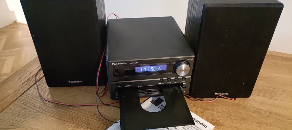 Panasonic SA-PM 250 czarna wieża