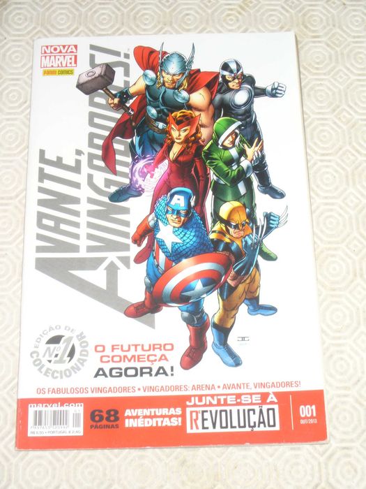 Avante Vingadores - nº 1 - Panini Comics (versão Portuguesa)