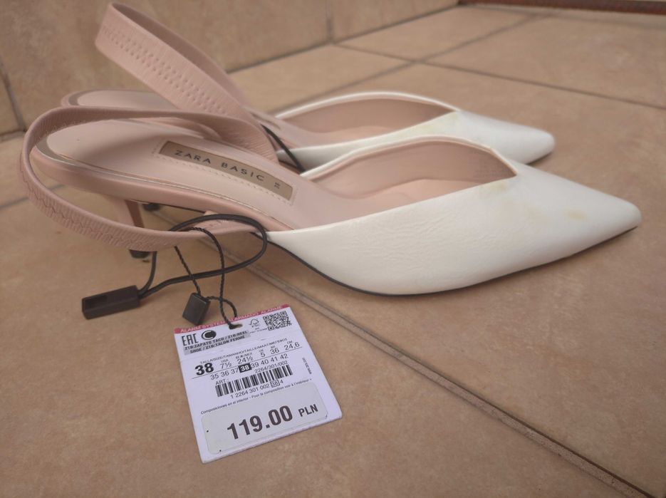 Eleganckie buty na niskim obcasie