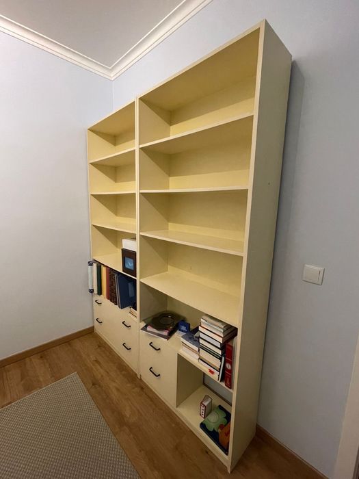 Estante com gavetas (quarto/ escritório/ sala)