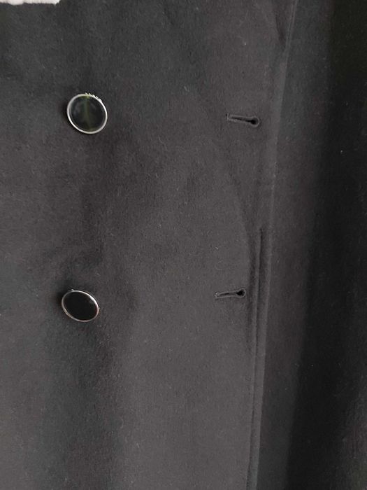 Nowy oryginalny wełniany plaszcz GUESS czarny L eu44