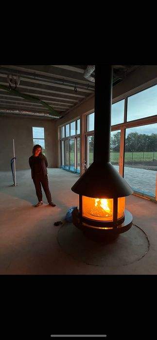 Rocal kominek ekskluzywny Rocal okrągły GALA 17,5kW
