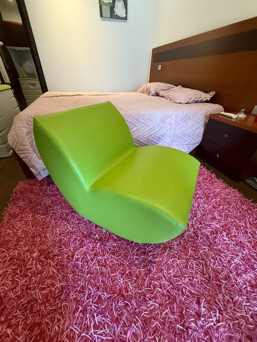 Puff assento verde