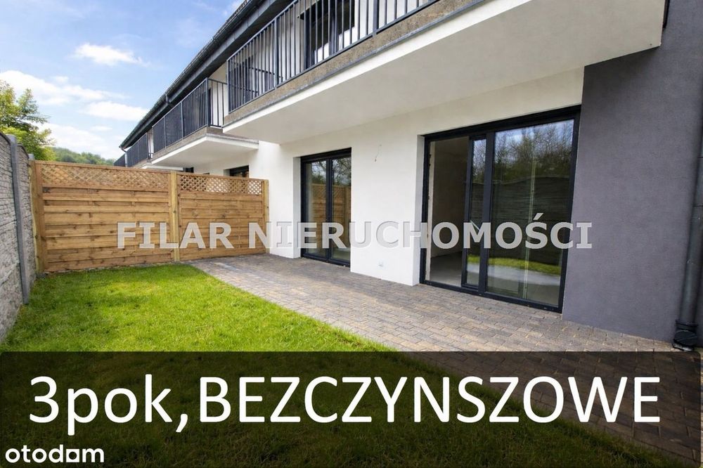 3 pokojowe mieszkanie z ogródkiem w Lubinie