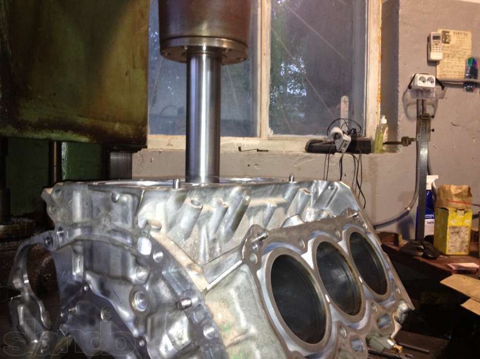 Гильзовка, расточка блока цилиндров.