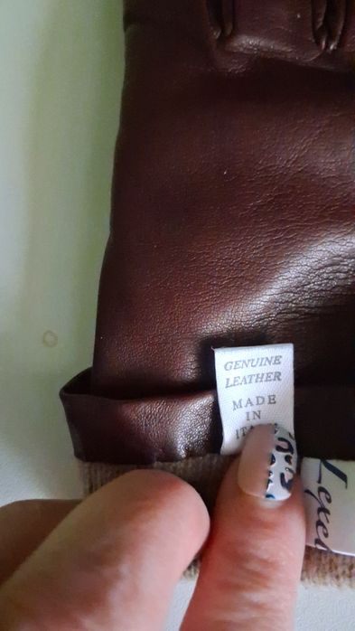 Шкіряні жіночі  перчатки