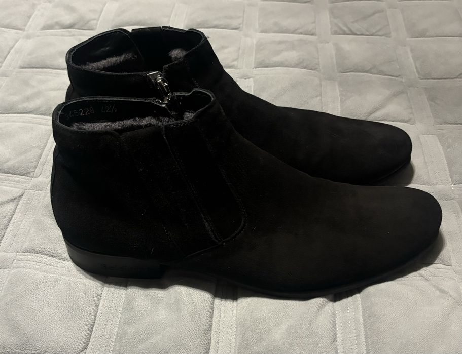 Мужские зимние брендовые  ботинки  итальянского бренда Baldinini.