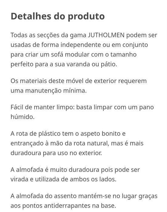 Mesa de Apoio Exterior JUTHOLMEN (IKEA)