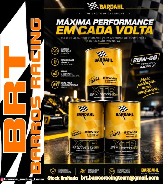 Oleo Bardhal XTR C60 39.67 20w60 Racing