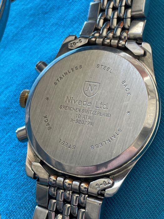 чоловічій chronograph Nivada swiss made