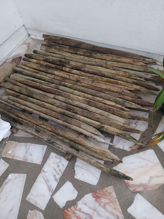 Paus tratados1.20/1.30 tenho cerca de 60 unidades.