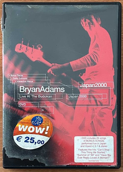 Bryan Adams - Live at the Budokan - Japan 2000 - DVD