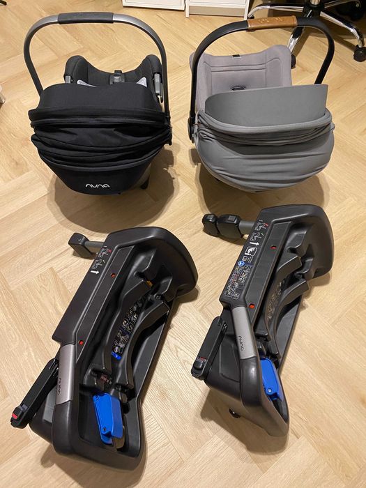 KOMPLET Wózek 2w1 Nuna IVVI Savi + 2 foteliki +wanienka z przewijakiem