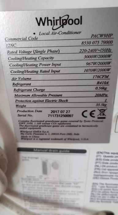 Ar-condicionado Whirlpool
