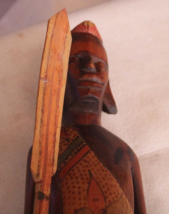 Artesanato Africano – Guerreiro Maasai – Peça Decorativa