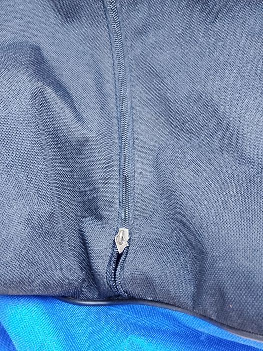 Torba duża dwie kieszenie niebiesko czarna