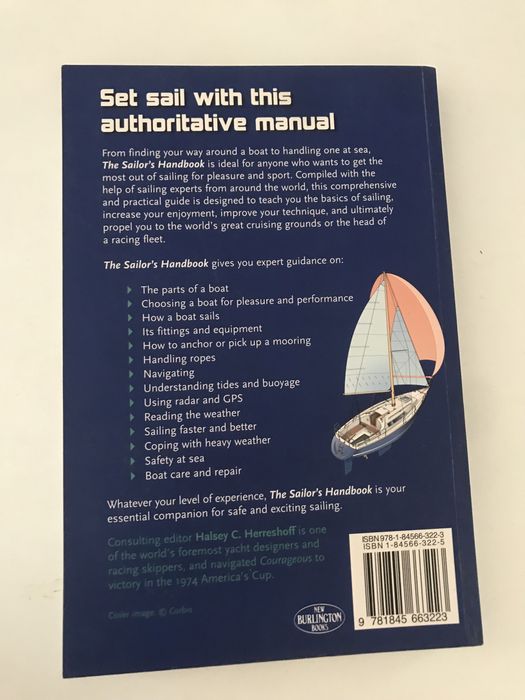 Vela livro sobre navegar The Sailing handbook