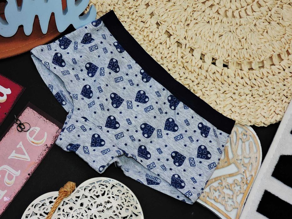 Primark - nowe majteczki hipster , klocki r 128