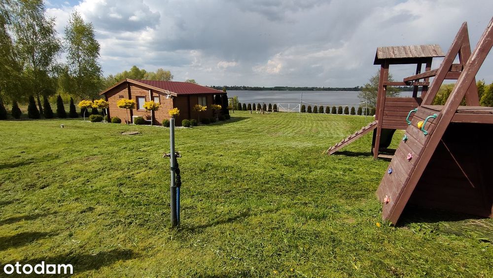 Dom letniskowy w 1 linii nad jeziorem Dzierzgoń woj. Pomorskie
