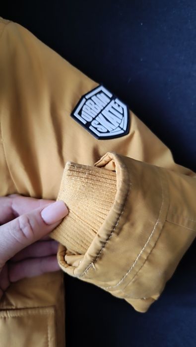 Gruba zimowa kurtka parka Urban skate smyk 98