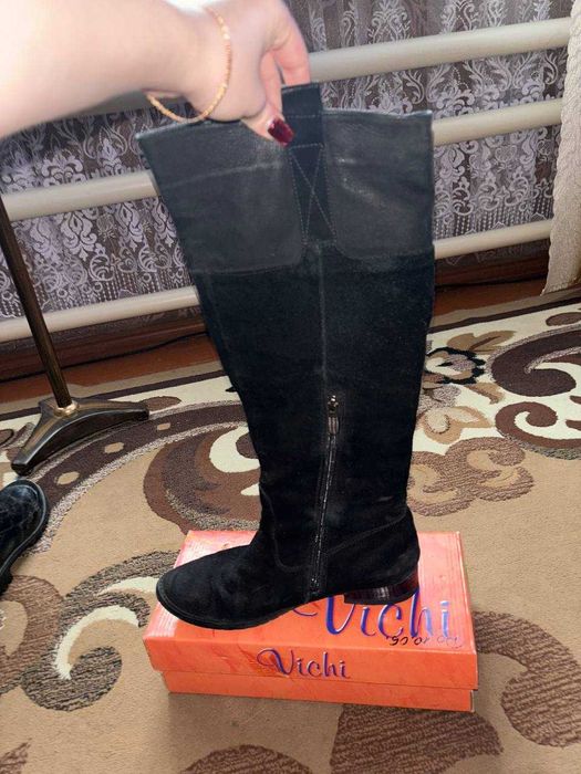 Чоботи із натуральної шкіри