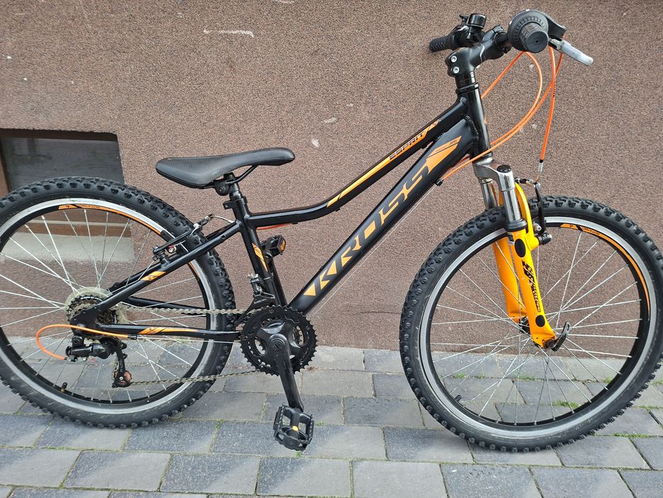 rower dziecięcy górski KROSS ESPIRIT koła 24" rama 13" alu