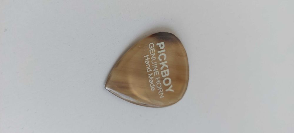 Kostka gitarowa DELUXE (róg, heban, ok