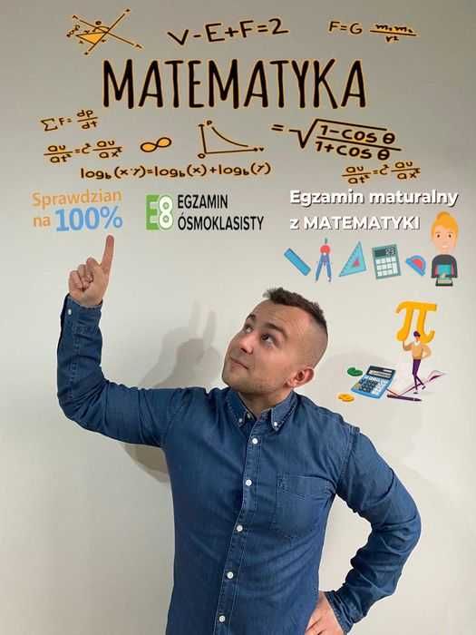 Korepetycje MATEMATYKA - Studia, Matura, E-ósmoklasisty - Każdy poziom