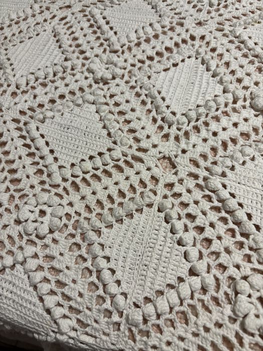 Colcha em crochet