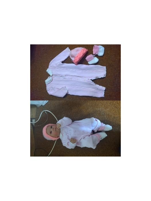 Одяг на реборн ляльку дівчину і хлопчик костюм боді чоловічок  46-56см