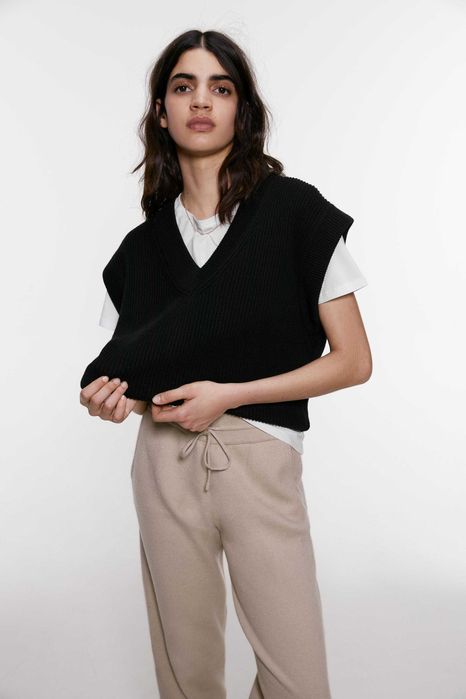 Трикотажні штани брюки джогери спортивні Зара Zara