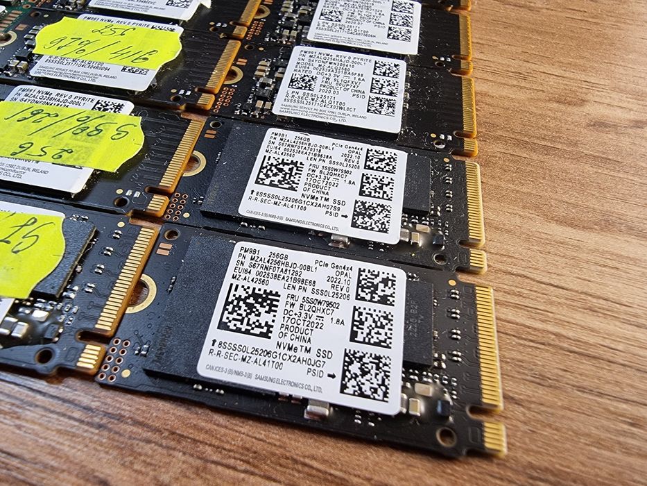 SSD M.2 nvme 256gb Samsung Hynix Memory Union