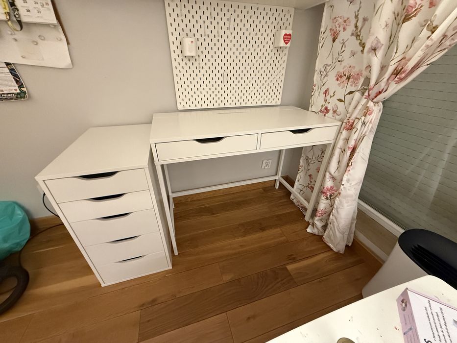 Biurko + tablica IKEA ALEX