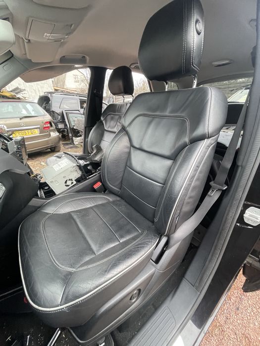 Салон сиденья сидiння сідушки ML W166 Mercedes кожа шкiра сидения МЛ