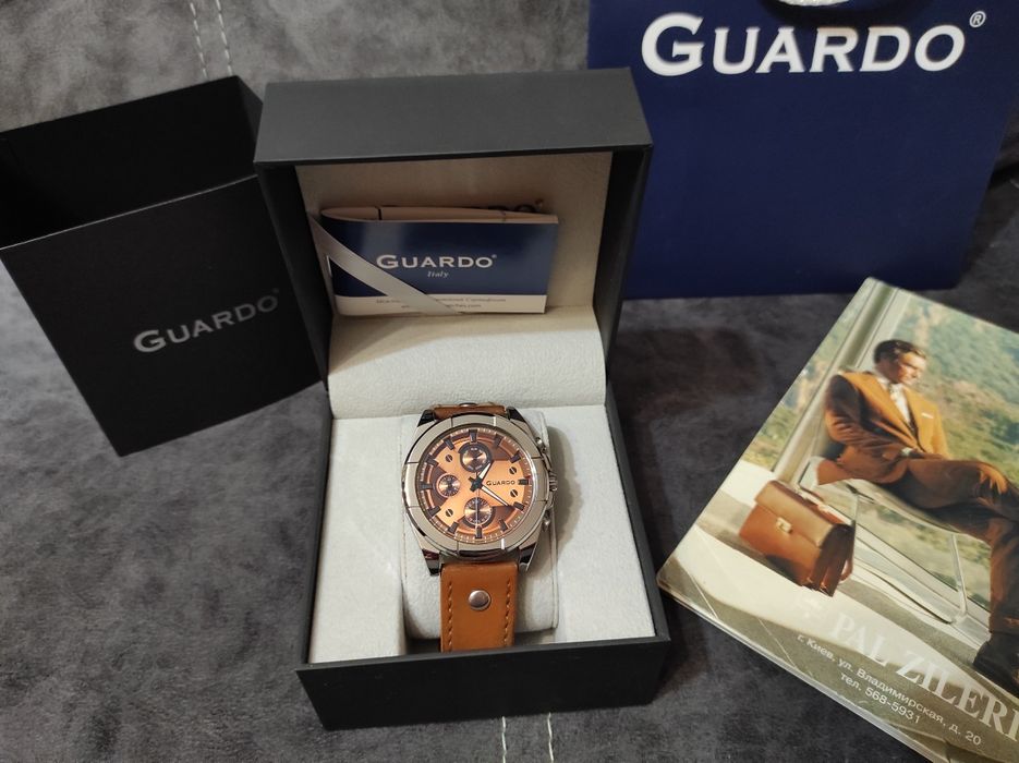 Итальянские мужские наручные часы Guardo