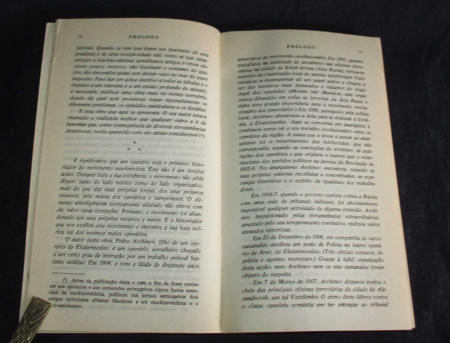 Livro História do Movimento Macknovista A Insurreição dos Camponeses