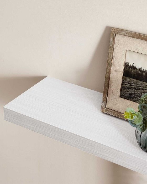 Półka ścienna 20x80x3,8cm biały klon
