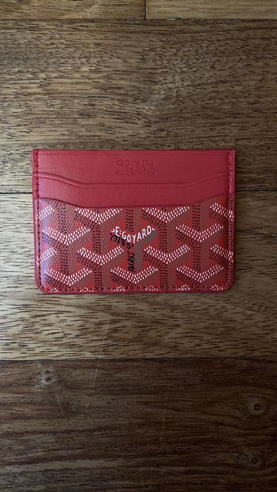 Goyard Czerwony Cardholder Unisex | Nowy | Etui na 4 Karty