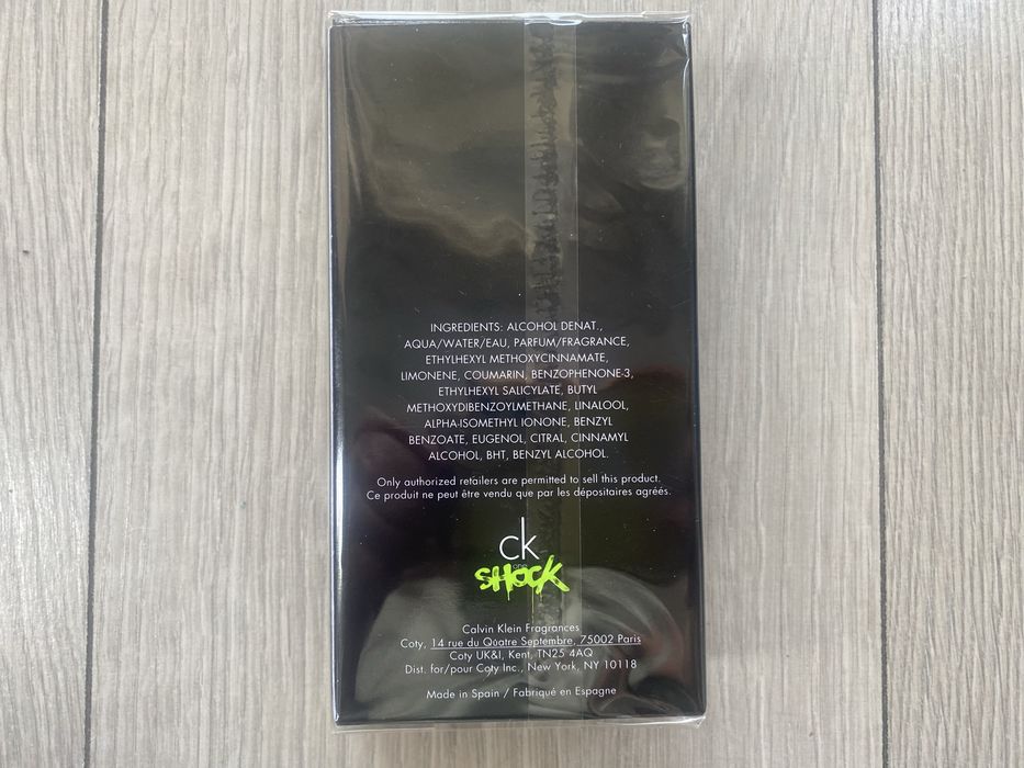 Nowe Calvin Klein CK One Shock For Him 100ml.