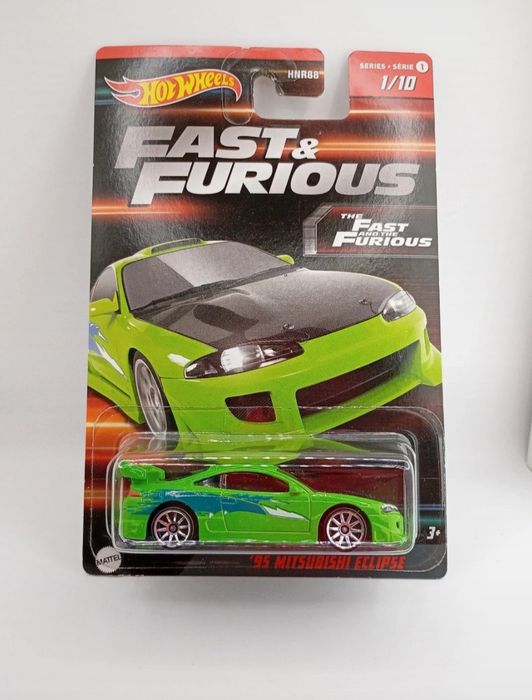 '95 Mitsubishi Eclipse Fast & Furious Hot Wheels